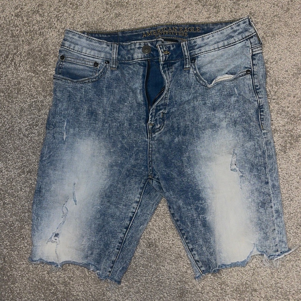 American Eagle Distressed Jean Shorts
